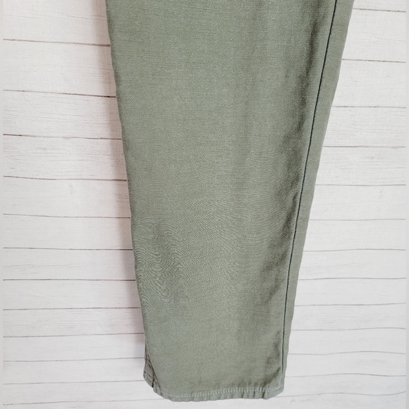 FRAME Le Garcon Slim Boyfriend Jeans in Washed Military, SZ 30 - Picture 8 of 14